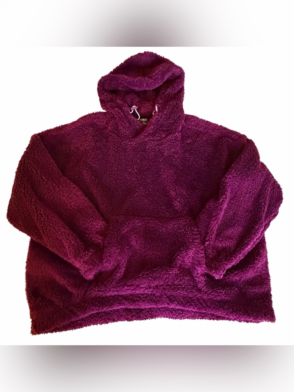 Athletic Works Faux Sherpa Pullover Hoodie Purple Hoodie Size XL